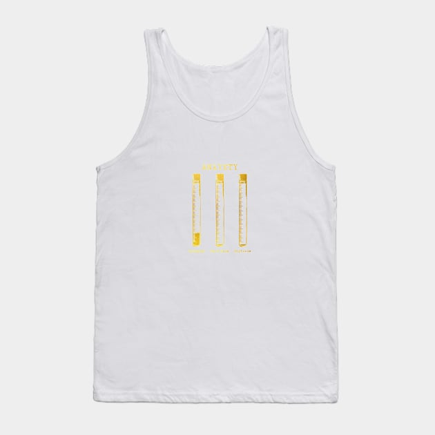 Vial Test Tube Anxiety Tank Top by erzebeth